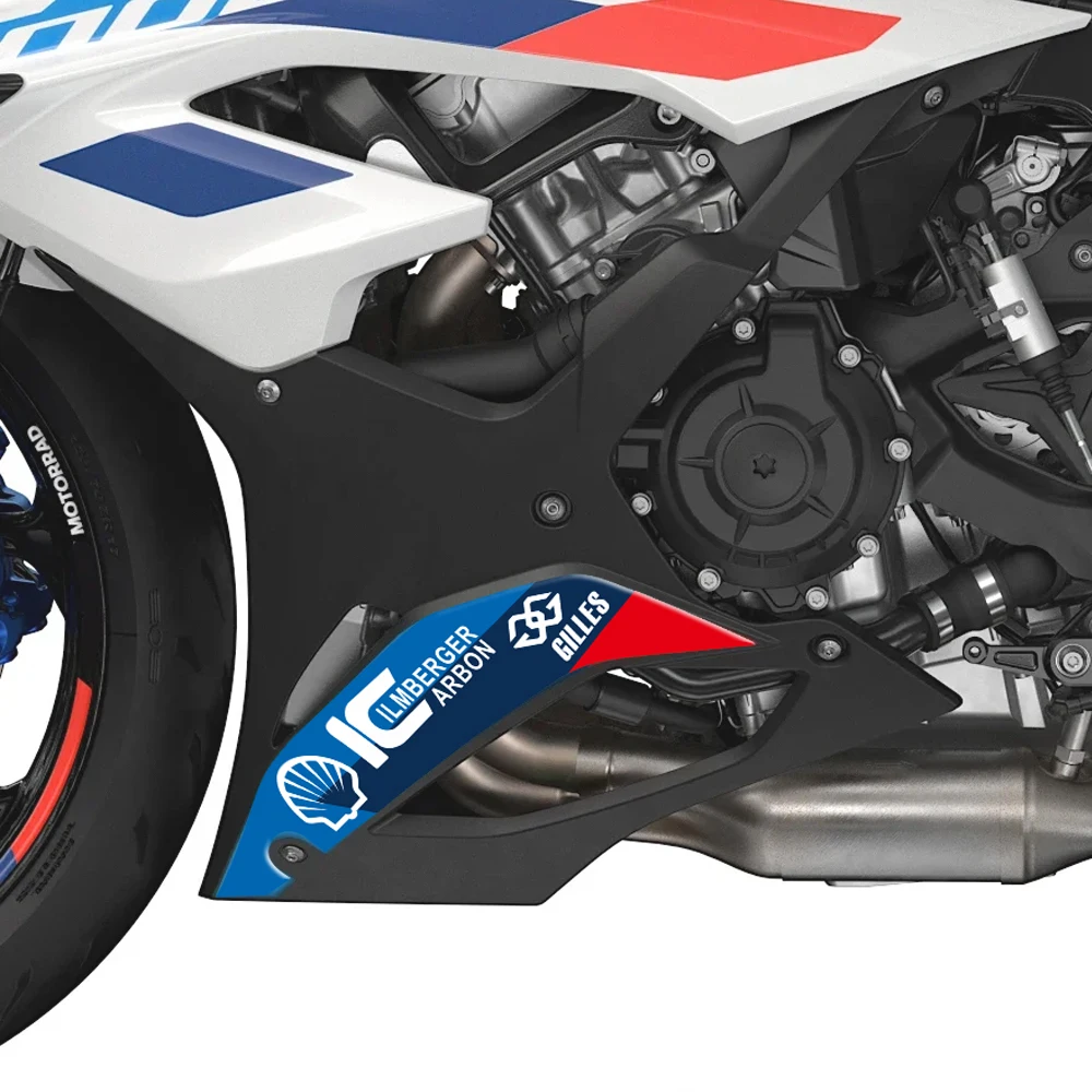 Für BMW M1000RR S1000RR M Motorsport 2019-2023 2022 3D Gel Motor Spoiler Schutz Aufkleber Motorrad Shell Schutz Aufkleber