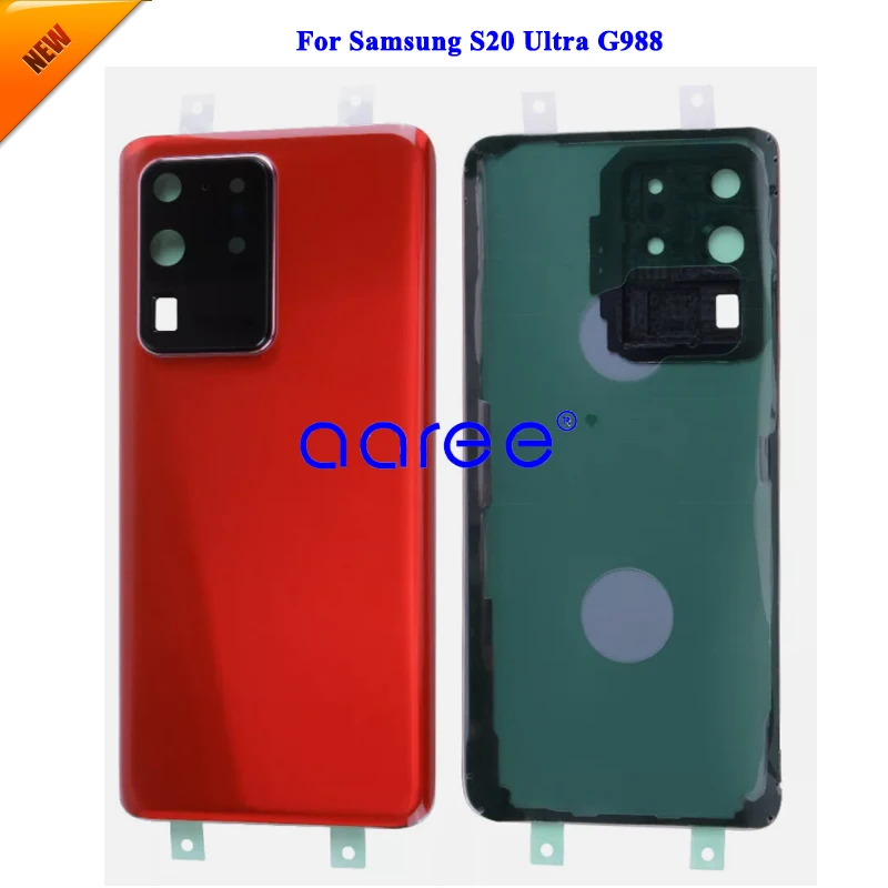 Grade AAA Back Cover with Camera Lens For Samsung S20 Ultra Back Housing Back Cover Door with Adhesive