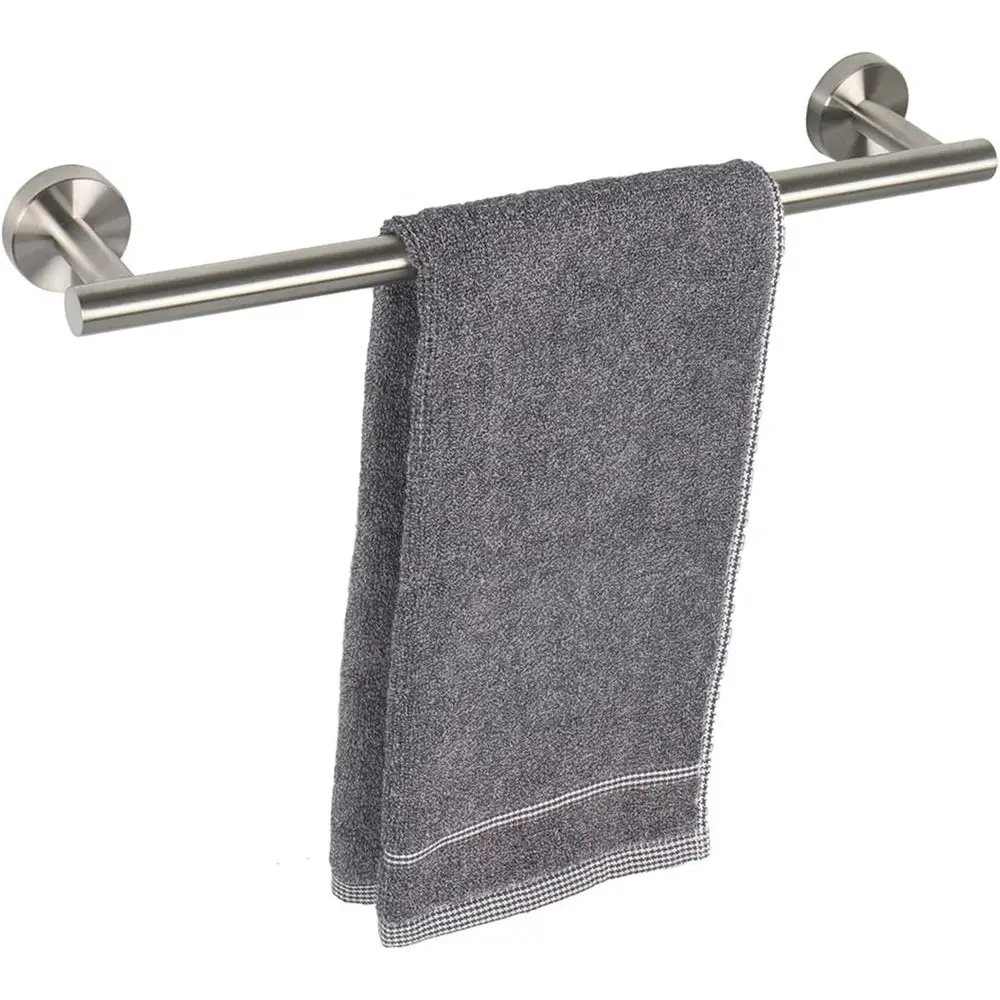 

16-inch Wall-Mounted Heavy Duty Stainless Steel Towel Rack in Brushed Nickel Finish