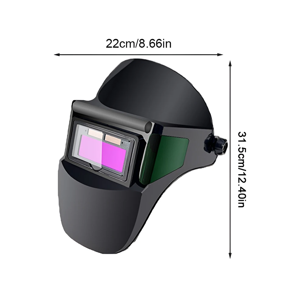 True Color Solar Auto Darkening Welding Helmet DIN 4-6/9-13 Welding Protective Mask Anti-Glare Welder Specific Helmet Soldering