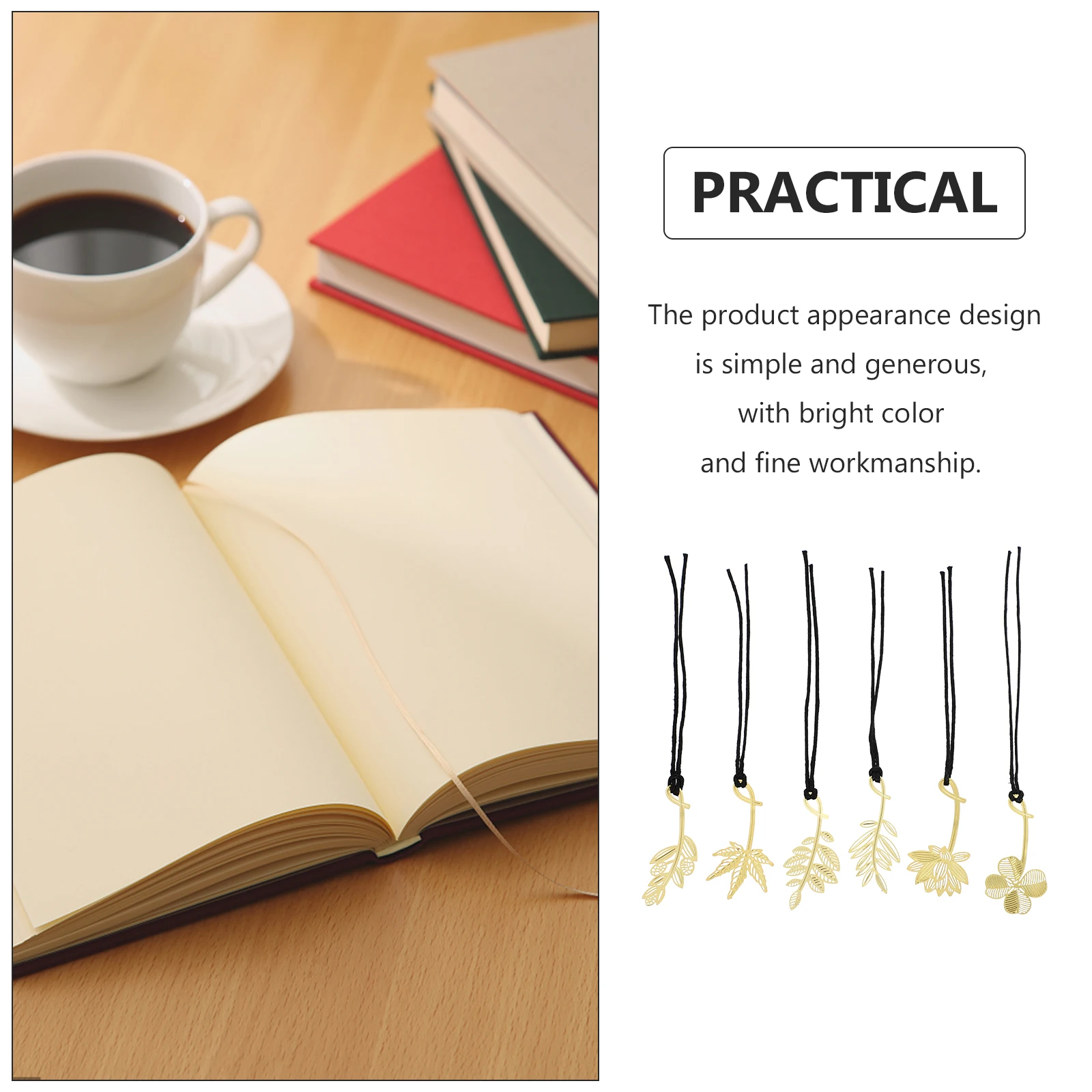 12 Stück Legierung Pflanzen Lesezeichen Metall Lesezeichen Student Seite Lesezeichen Studiebedarf Goldene Dekoration Geschenk Einfaches Design