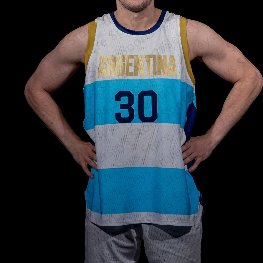 24/25 nowości Argentyna koszulka do koszykówki kamizelka Tshirt mężczyźni/chłopiec sportowa koszulka do koszykówki kamizelka T koszula letnia
