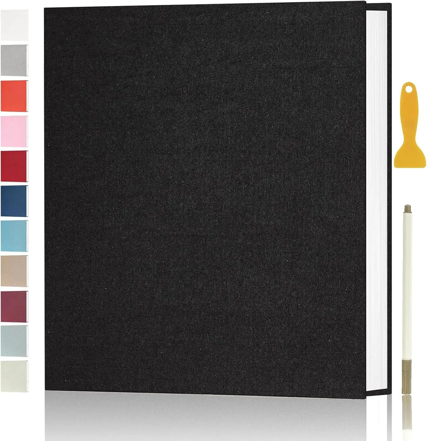 

Photo Album Self Adhesive Pages for 4x6 5x7 8x10 Pictures Scrapbook Magnetic Photo Albums with Sticky Pages Books with A