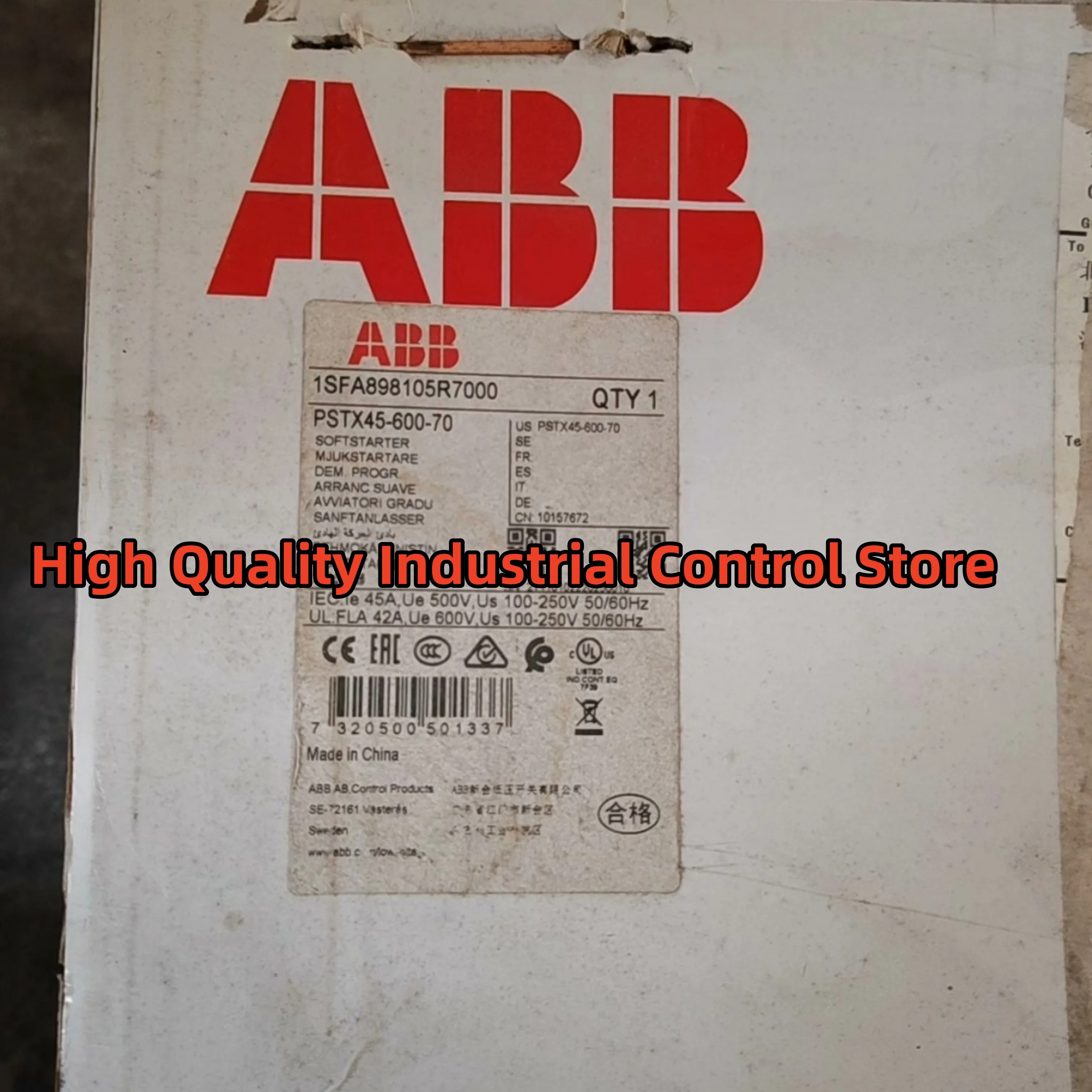 

Новый в коробке PSTX45-600-70 PSTX60-600-70 Прибор плавного пуска