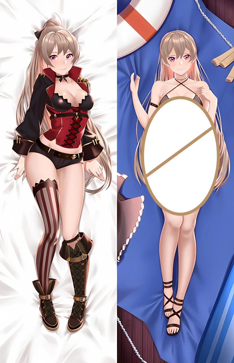 

Чехол на подушку в стиле аниме Dakimakura Jean Bart, двухстороннее рождественское украшение