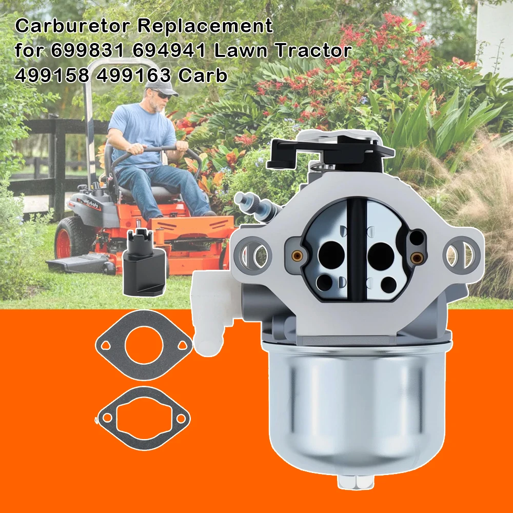 

Карбюратор 699831, совместимый с двигателями для газонокосилок Briggs & Stratton 283702 283707 286702 28D702 28D707 28M706