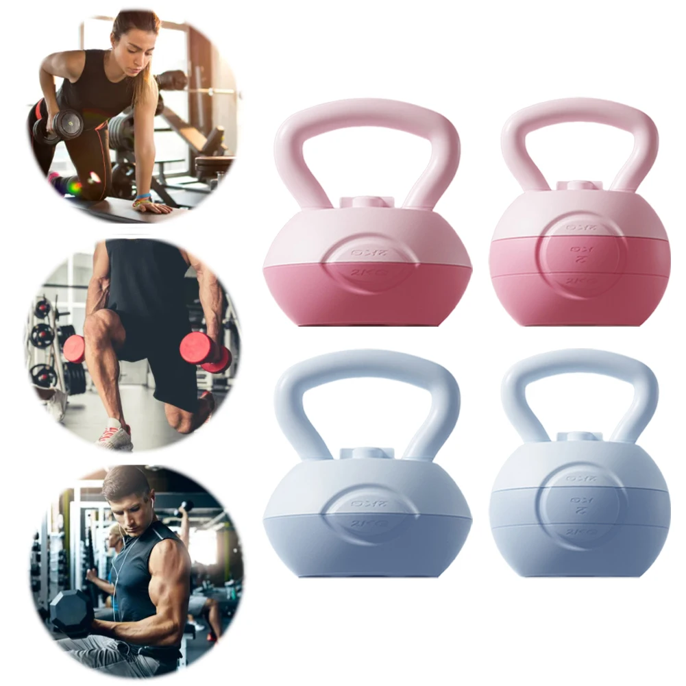 

Water-filled Kettlebell Soft Kettlebell Shock-Proof Dumbbell Weights Anti Slip Grip Adjustable Weights for Home Gym Equipment