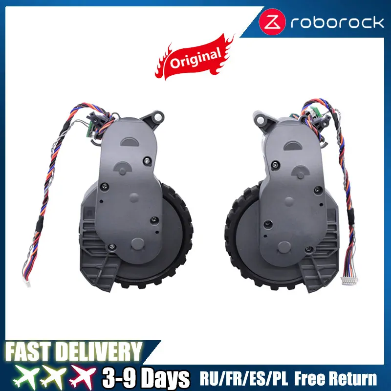 Robolock S5 Max S7 S6 Pure S6 MaxV E4 E5 S7 Pro Ultra Vacuum Cleaner Accessories Original Left and Right Travel Wheels New Wheel