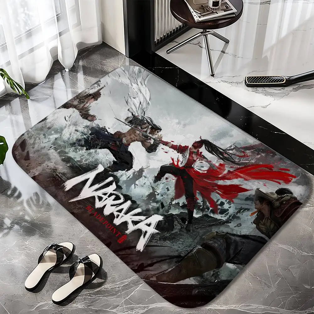 

Naraka Bladepoint Floor Mat Printed Large Carpets Room And Bedroom Carpets Bathroom Anti Slip Door MATS Small Carpets