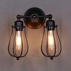 1/2 Heads Wall Lamps Modern Nordic Wall Light Fixtures Corridor Aisle For Living Room Bathroom Indoor Lighting Sconces Decor E27