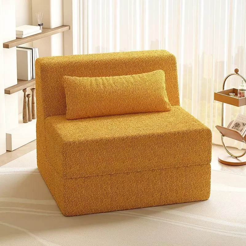 

m Роскошный сжатый диван для гостиной, дизайнерский современный раскладной диван-кровать, шезлонг, одиночный диван, мебель для дома m