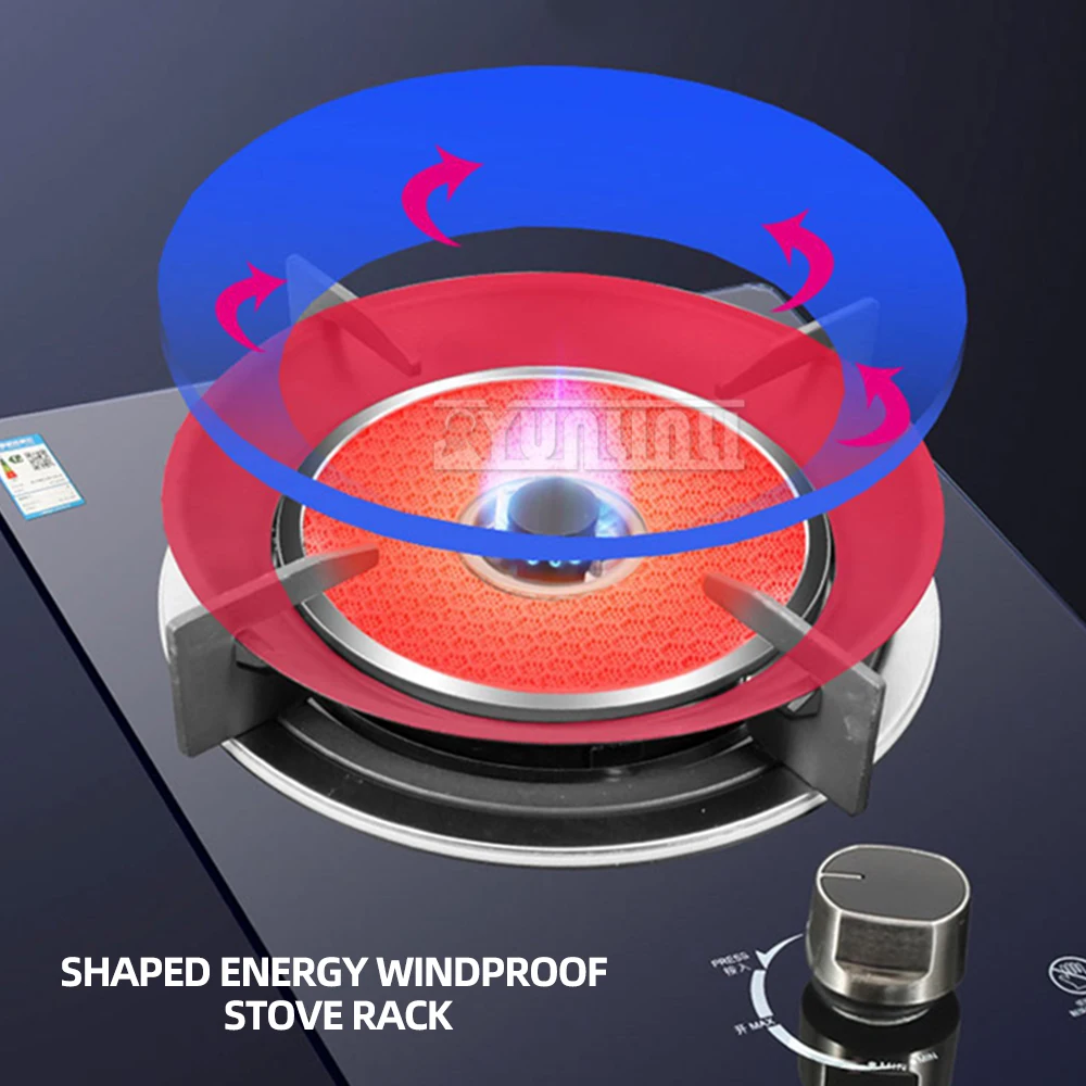 Kitchen Cooktop Household Tempered Glass Single Stove Infrared Hot Fire Cooking Gas Stove Parrilla De Gas Empotrable Estufa