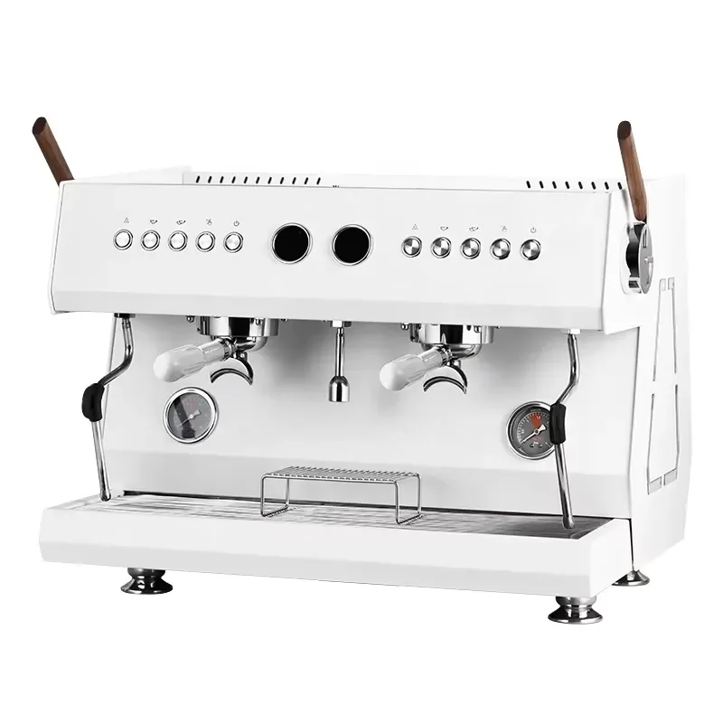 For Commercial Professional Business Italian Two Group Semi Automatic Coffee Espresso Machines