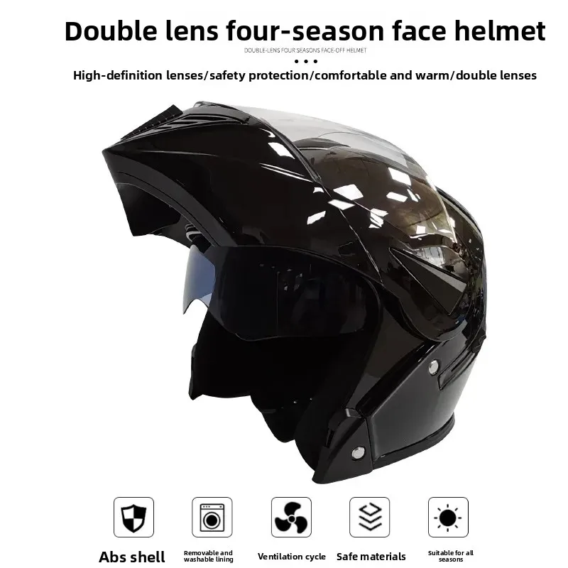 

Chike Motorcycle Helmet with Bluetooth, Unisex Winter Full Face Helmet, All Season Riding Safety Helmet for Men & Women