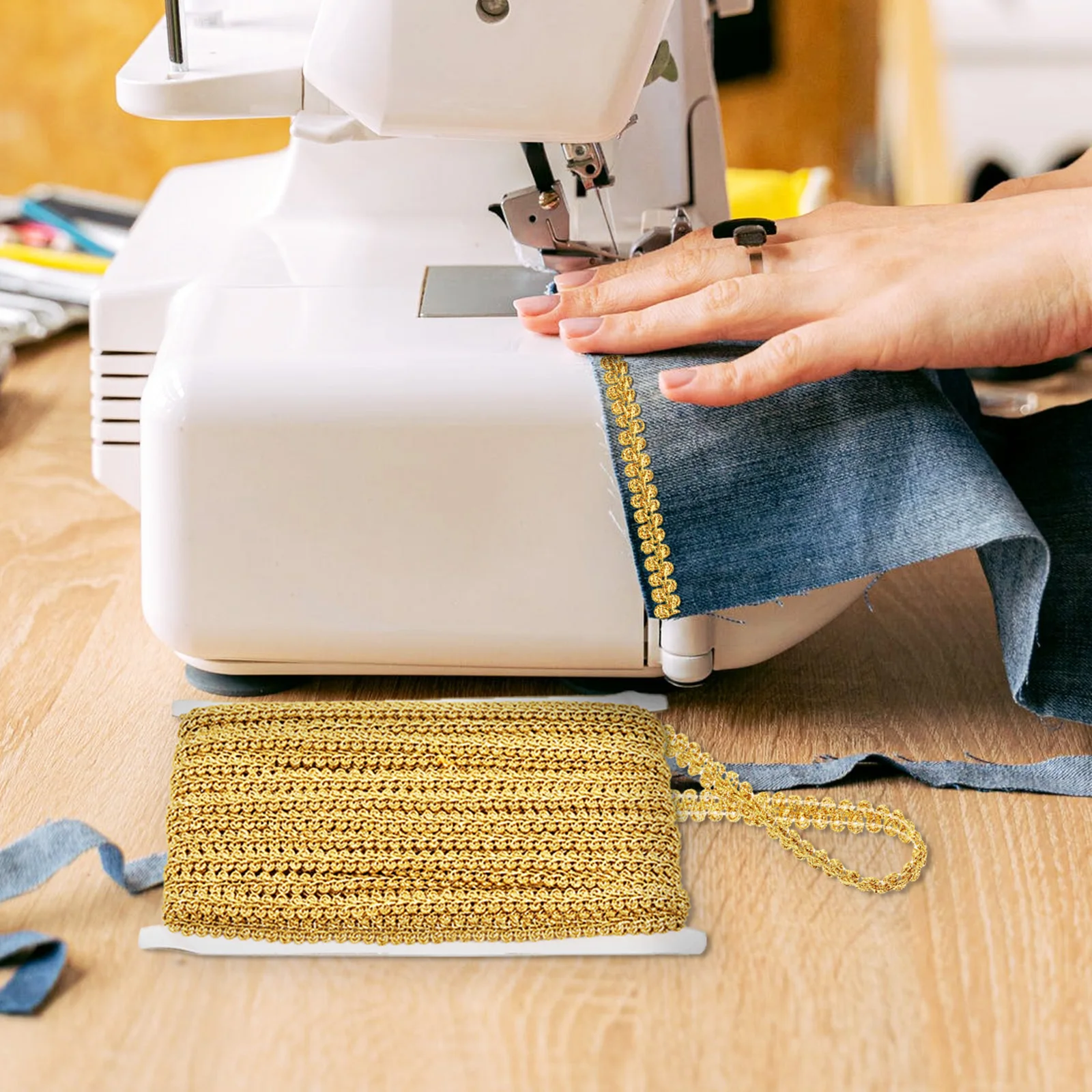 

Wavy Lace Decorative Trimming Hollow Design Sewing Garment Accessory Stage Costume Elegant Colors Lovely Lace Side Garment Decor