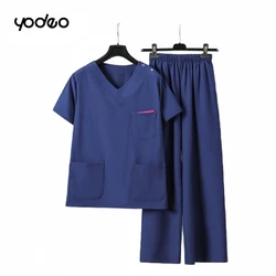 S-3XL Four sided elastic quick drying long sleeved suit for hand washing hospital operating room oral dentistry work clothing