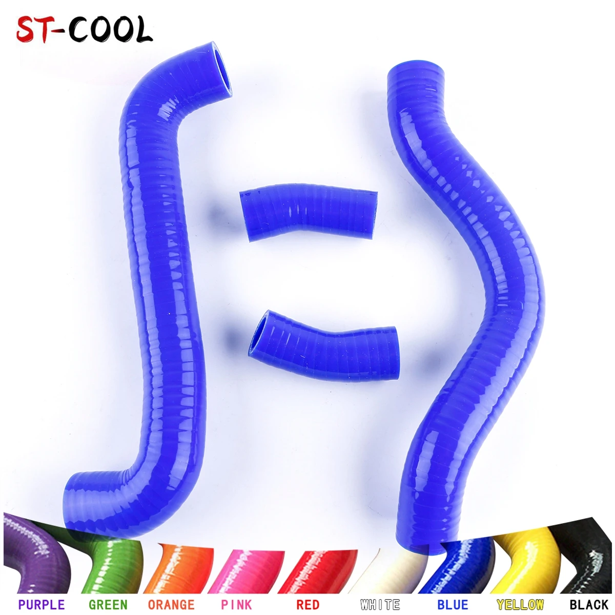 

FOR 1999-2002 SUZUKI SV650 SV650S K1 K2 K3 2000 2001 Motorcycle Silicone Coolant Hoses Tubes Piping Kit 4Pcs 10 Colors