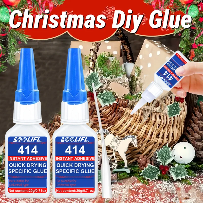 Weihnachtskleber, handgemachte Schneeflockenherstellung, Lebkuchenhausdekoration, Geschenkverpackungsbindung, Herstellung von Fliege-Befestigung