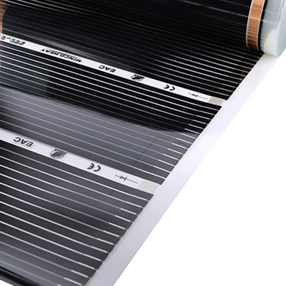 5 m 2~20 m 2 Carbon Heating Film Korea Warm Floor Mat with Cs Insulation Pastes