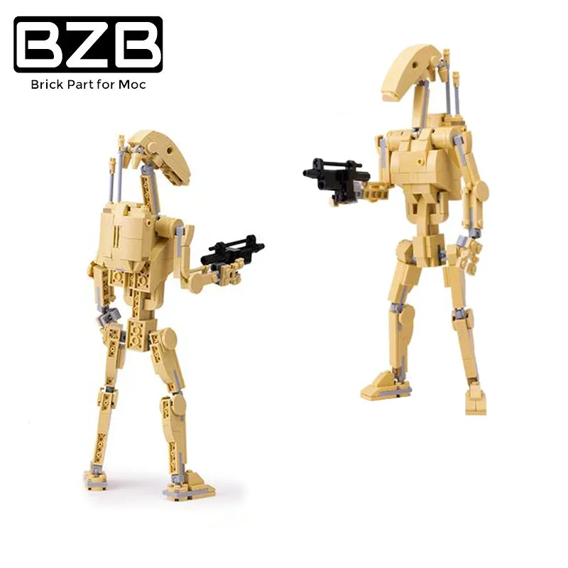 BZB MOC Star Series, Robot comercial, modelo de bloques de construcción creativos para niños, juego de rompecabezas DIY, piezas de ladrillos,