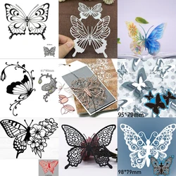 butterfly Metal Cutting Dies Scrapbooking Mold Stencil Die Cuts Card Making DIY Craft Embossing New Dies For Card Making