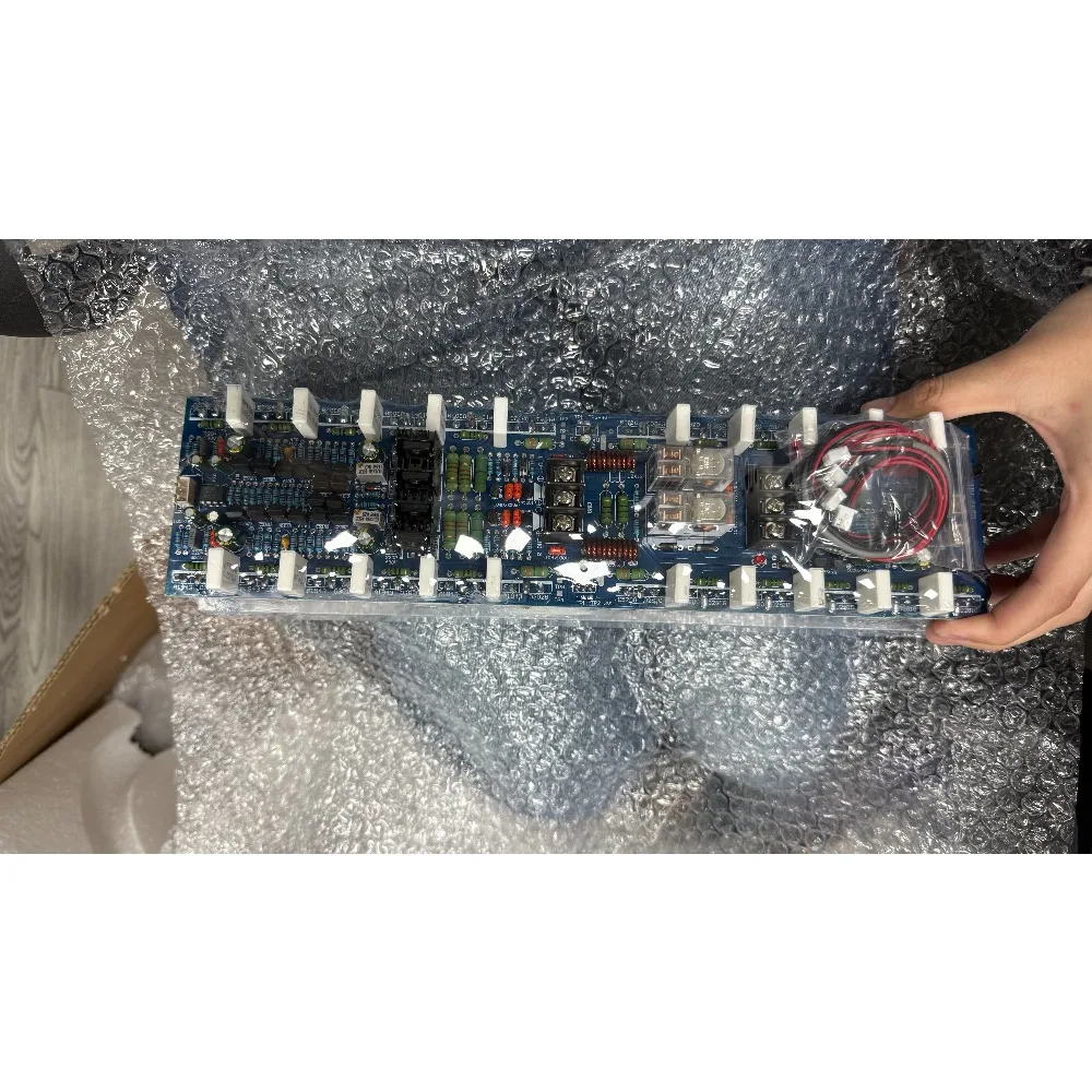 High power 2-channel professional stage amplifier board with 24 tubes 2SC5200/2SA1943 i, high-end 1000W+1000W stereo DIY kit