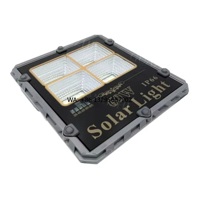

Competitive Price Wholesale Ultra Bright Rechargeable LED Lamp 100W 200W 300W IP66 LED Solar Flood Light with Remote Control