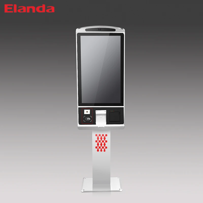 32 Inch Retail Ticketing Ordering Android Payment Terminal Touchscreen Self Service Touch Screen Kiosk Machine