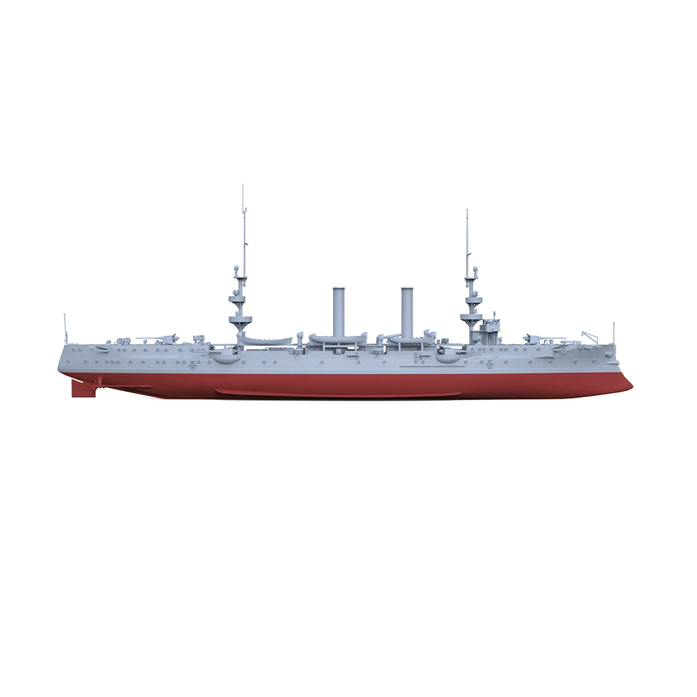 SSMODEL SSC509 1/1800 1/2000 1/2400 Military Model Kit USN Albany Cruiser CL-23 Miniature Factory building