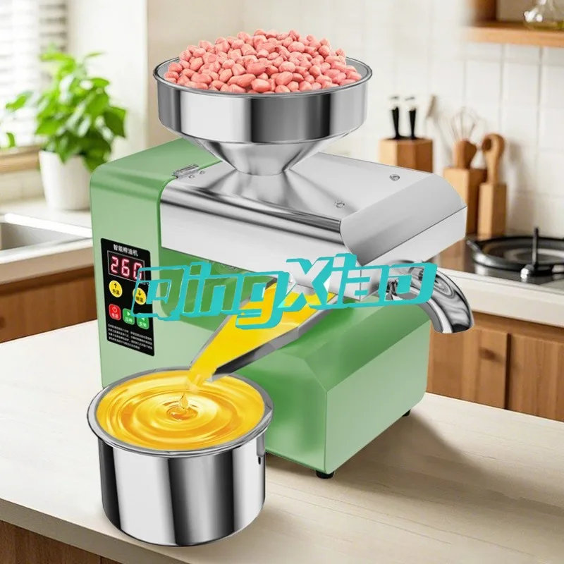 R6S Smart Home Oil Press Machine Fully Automatic Stainless Steel Oil Press Machine Small Kitchen Appliance Equipment