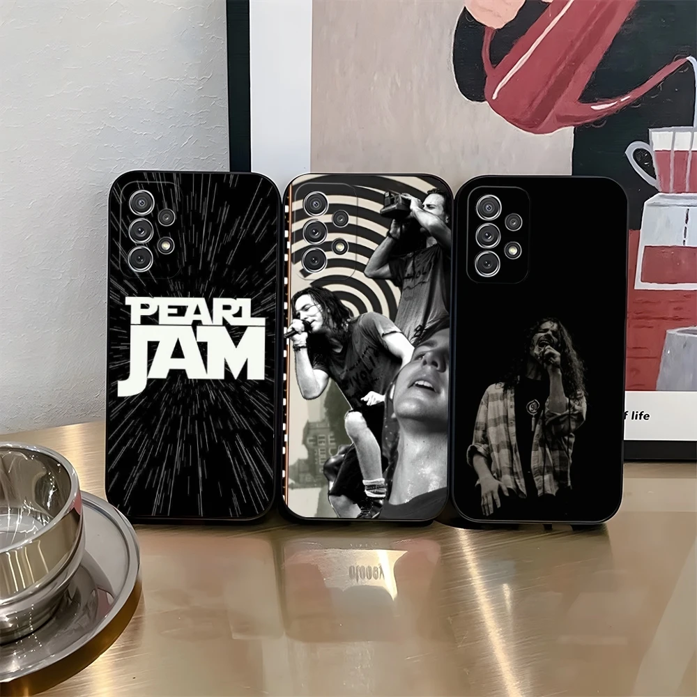 Pearl Jam R-Rock Band Phone Case for Samsung Galaxy S25 S24 S21 S23 S22 S20 Ultra Fe Plus A34 A16 A54 A24 A52 A53 M54 Cover