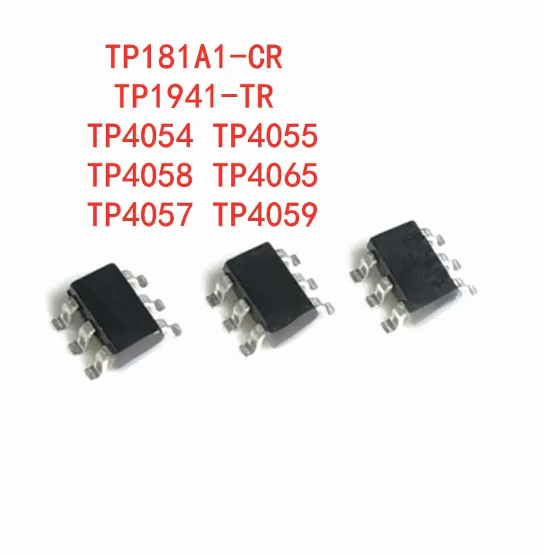 5 PCS TP181A1-CR, TP1941-TR, TP4054, TP4055, TP4058, TP4065, TP4057, TP4059 - Quality Assurance