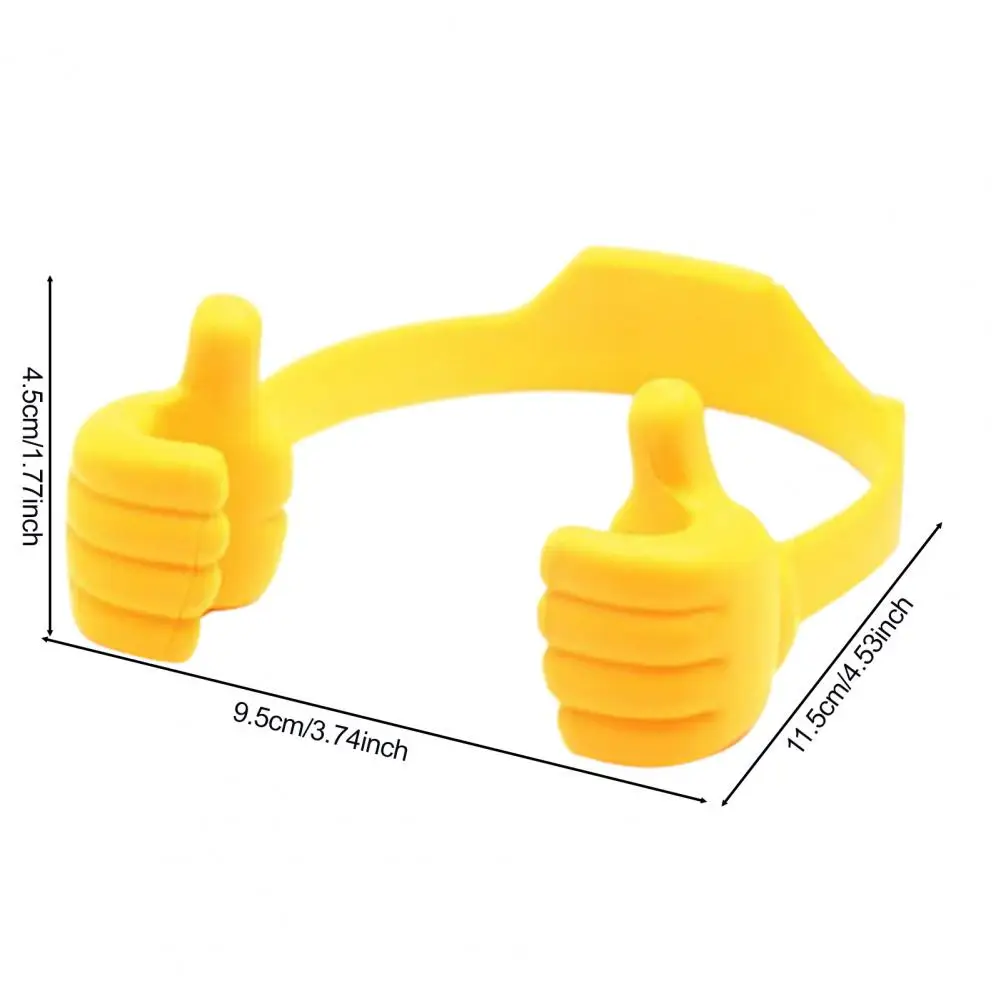 حامل هاتف بإبهام قابل للتعديل، حامل هاتف محمول، حامل هاتف كسول لسطح المكتب، هدايا ممتعة للأطفال والرجال والنساء #6