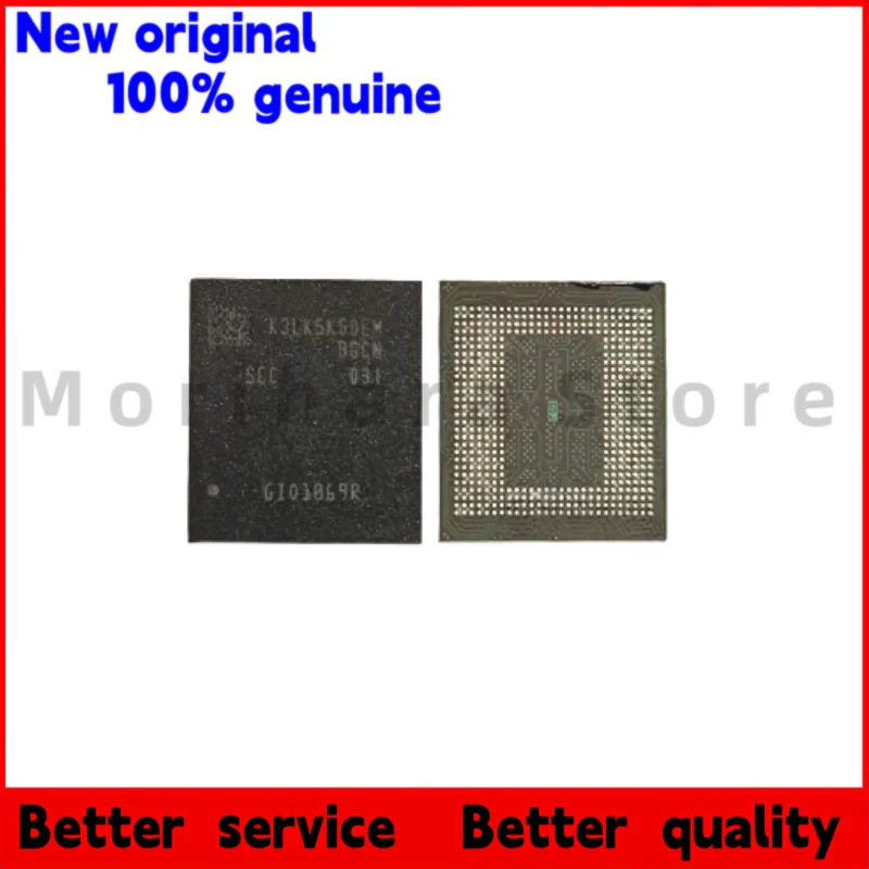 

1PCS/ K3LK5K50EM-BGCN 5500Mbps K3KL5L50CM-BGCT 7500 Mbps K3KL5L50CM-BGCU 8533Mbps 16GB LPDDR5 BGA496 16G Black plastic casing