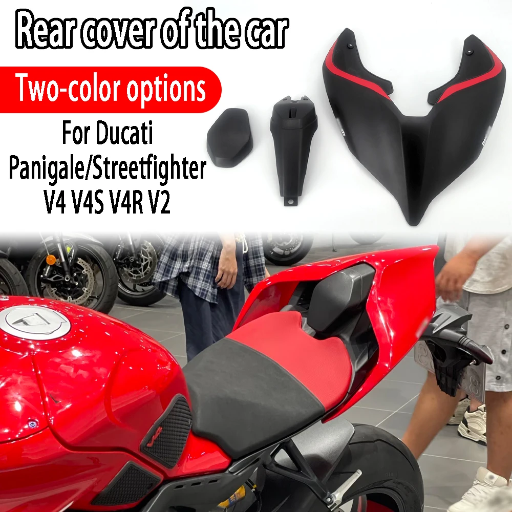 

Для Ducati Panigale V2 V4 V4R V4S 2018-2023 2022 2021 2020 Streetfighter V4 хвостовая часть задний обтекатель крышка заднего соло сиденья капот