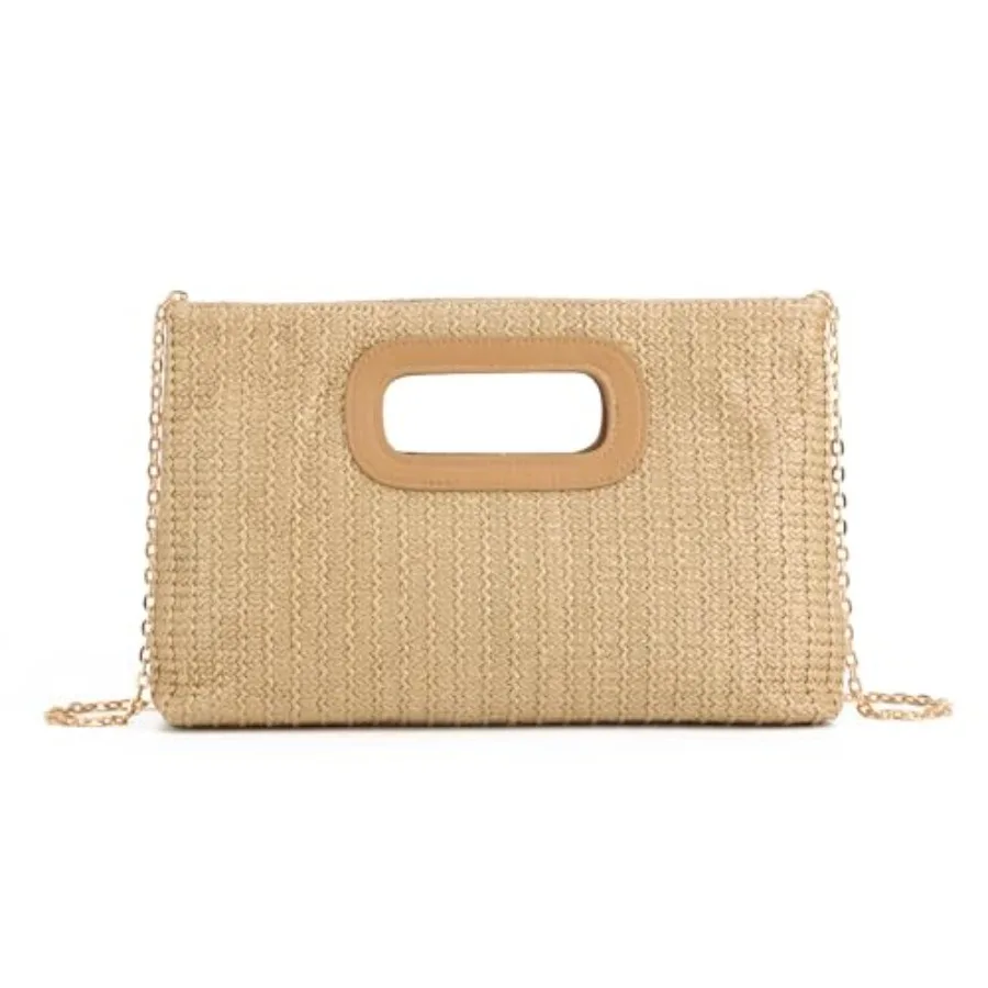 

Summer Clutch Purses for Women Evening Bag Fashion Top Handle Handbags for Wedding, Cocktail, Prom with Chain