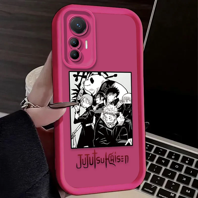 أنيمي Jujutsu Kaisen قضية الهاتف ل Xiaomi Poco F7 F6 F5 F4 F3 M5s C65 C75 C71 X7 X6 X5 X4 GT X3 NFC M7 M6 Pro 4G 5G الغطاء الخلفي #6