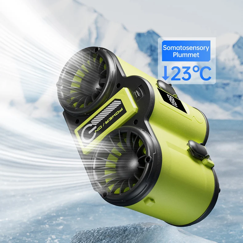 

Best Sale Mini Portable USB Rechargeable Battery Hanging Clip Waist Fan Portable Site Outdoor Cooling Artifact USB Wearable Fan