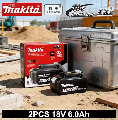 Makita 18V 6.0Ah Battery Original Lithium ion Rechargeable Battery 18V 6000mAh Replacement Battery BL1860 BL1850 BL1860B