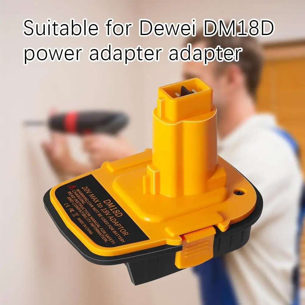 Battery Adapter With USB Convert For DeWalt 20V For 18V Lithium Battery To For DeWalt NiCad & NiMh Battery Power Tools