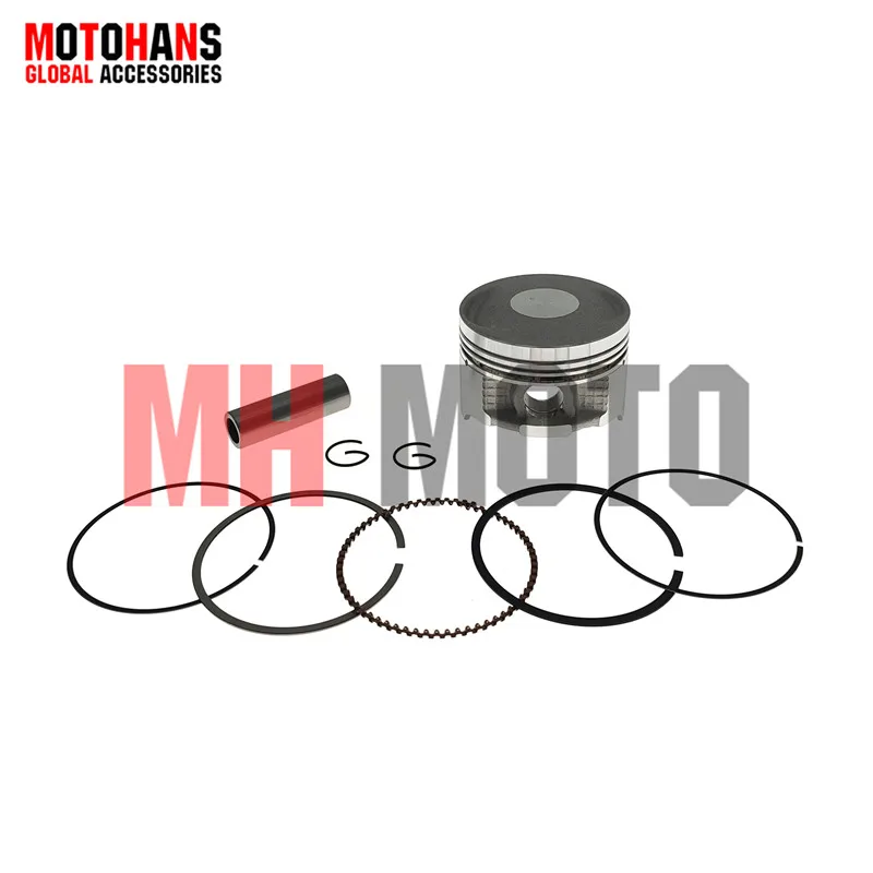 CG125 56.5MM BORE 13MM PIN PISTON KIT (SHORT PISTON) 4T 156FMI ENGINE PARTS FOR CHINESE MOTORCYCLES ATV