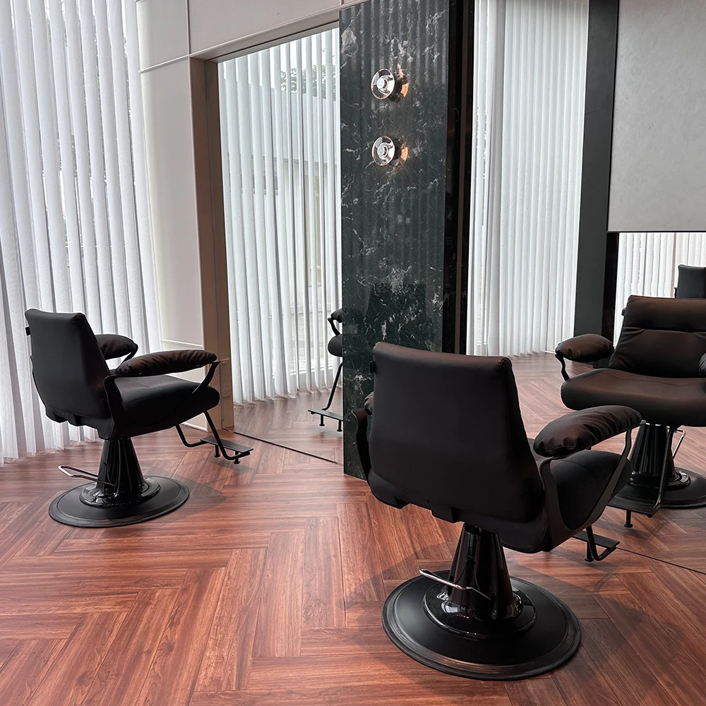 كرسي حلاق فاخر احترافي لصالون الشعر وشم كرسي حلاق للعمل على الوجه كرسي ماكويلاج أثاث صالون احترافي #4