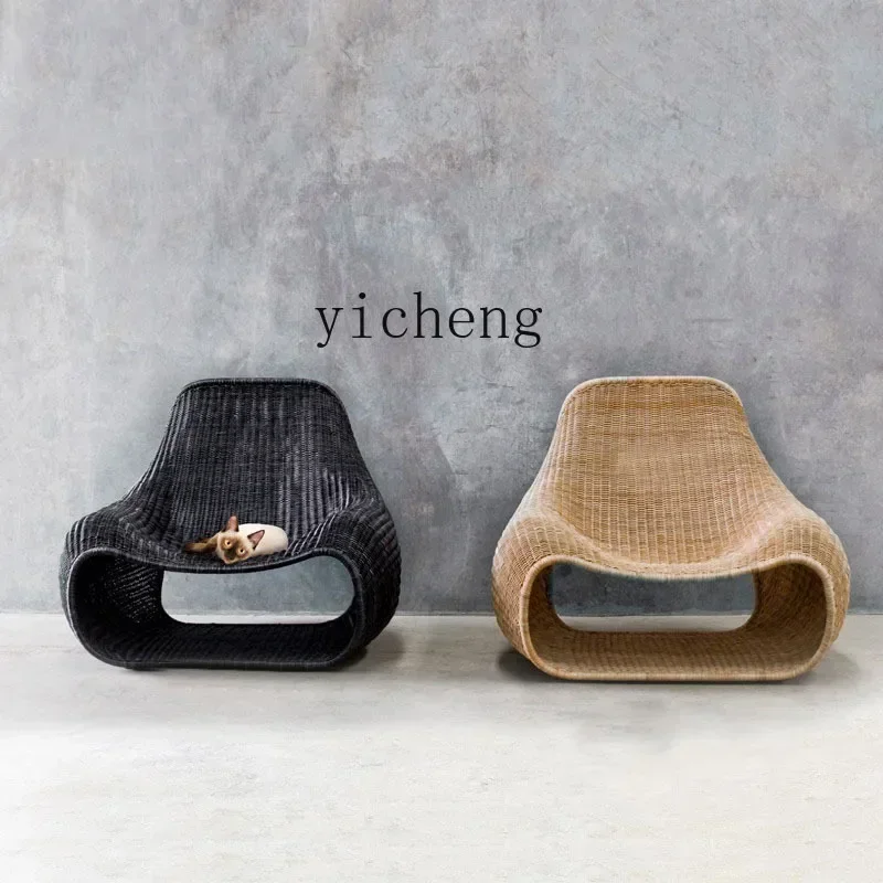 

XL Creative Outdoor Indoor Rattan Chair Furniture Southeast Asia Rattan Sofa Hotel Leisure Chair