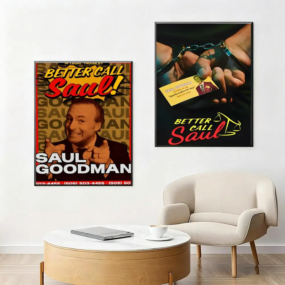 Poster Sticky HD Quality Wall Art Retro  For Home Room Wall Decor B-Better Call SaulS