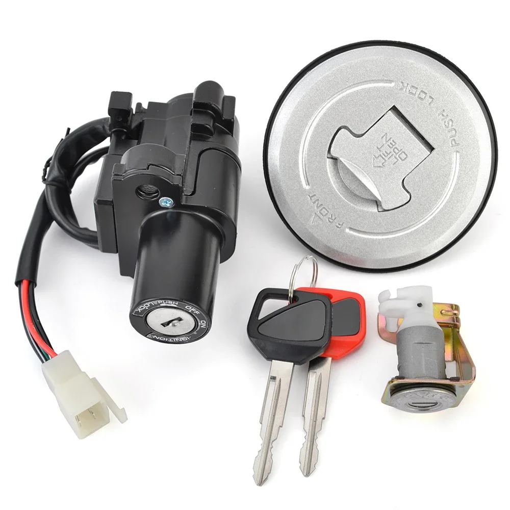 XLV XL 650 Fuel Gas Cap Ignition Switch Seat Lock Key Kit For Honda XLV650 XL650 Transalp 2000-2006 2005 2004 2003 35010-MCB-610