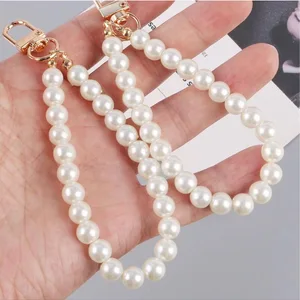 Zakol-Chaveiro Pearl dễ thương cho phụ nữ và trẻ em gái, Ngọc trai sáng, tài khoản, túi điện thoại, ba lô, phụ kiện quyến rũ, mặt dây chuyền chuỗi xe hơi 6 Bán hàng chính Micanga Keychain - 5