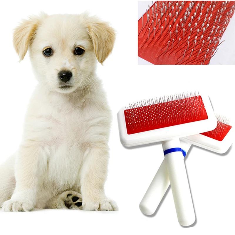 1x Multi-purpose Needle Comb Brush Dog Hair Remover Pet Beauty Grooming Tool