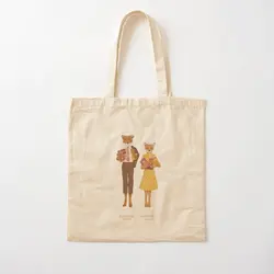 Fantastico Mr Fox fantastico Mr Fox Clas borsa di tela Designer Grocery borsa a tracolla stampata Casual pieghevole borsa da viaggio Tote