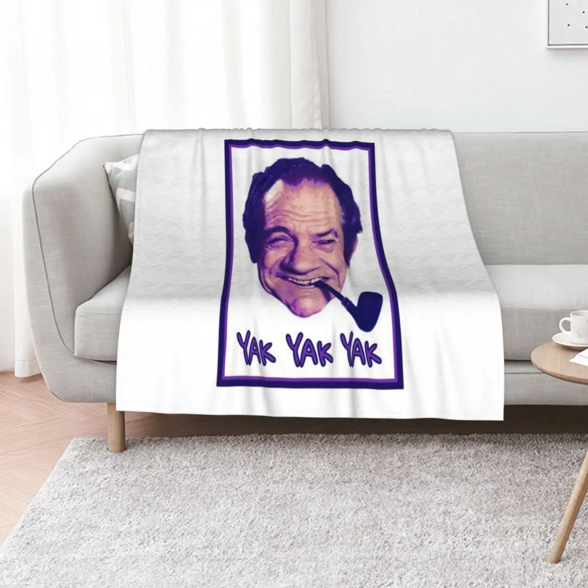Sid James - Carry On Films Throw Blanket Sofa Throw Summer Beddings Flannel Fabric Luxury St Bed Fashionable for winter Blankets