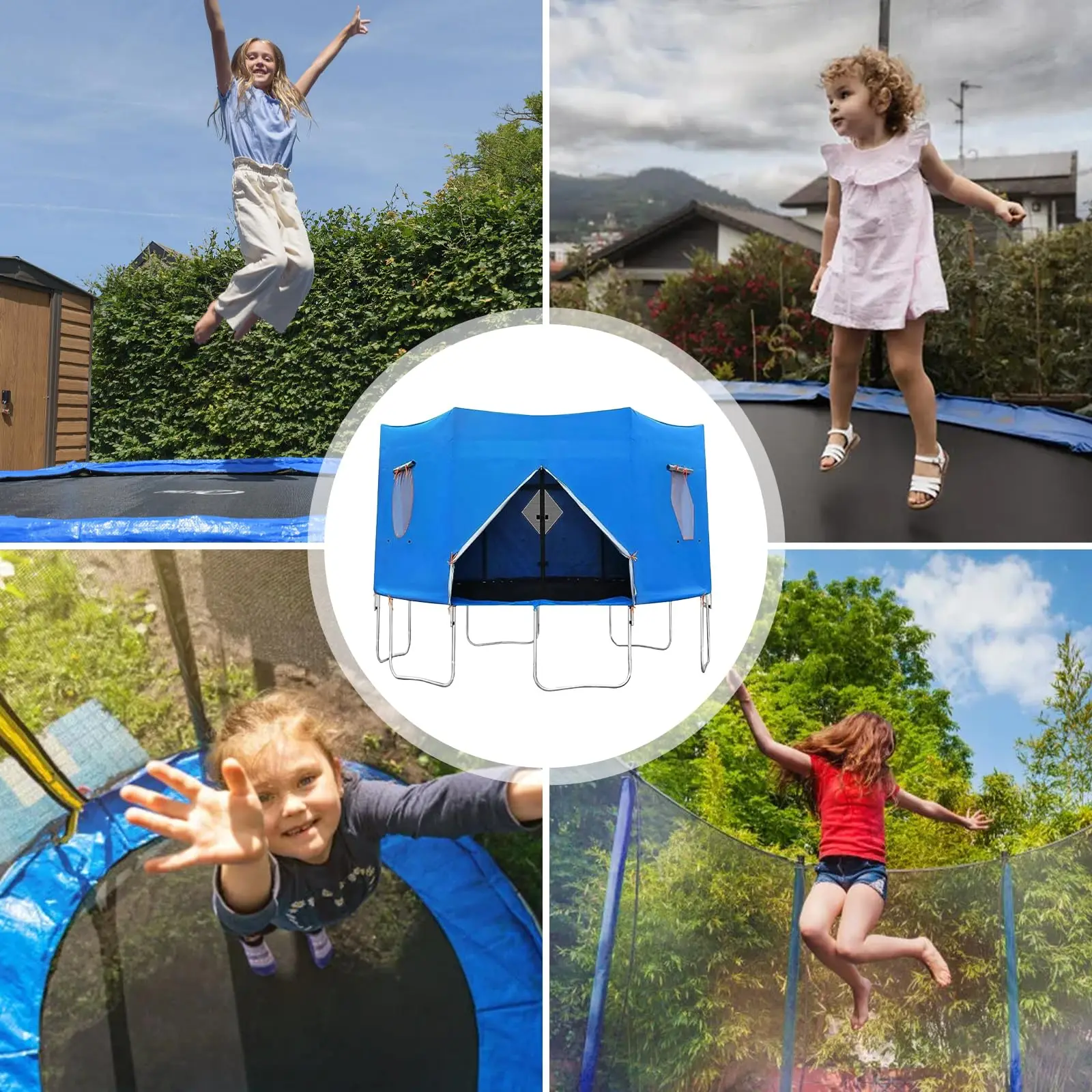 6ft/8ft/10ft Trampoline Cover, Trampolines & Accessories, Trampoline Tent Cover Trampoline Shade Cover, Trampoline Sunshade view 6